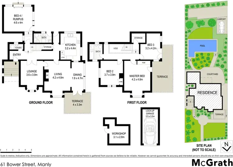 Floorplan of Homely house listing, 61 Bower Street, Manly NSW 2095