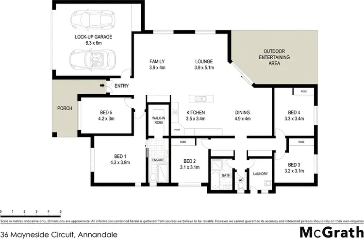 Floorplan of Homely house listing, 36 Mayneside Circuit, Annandale QLD 4814