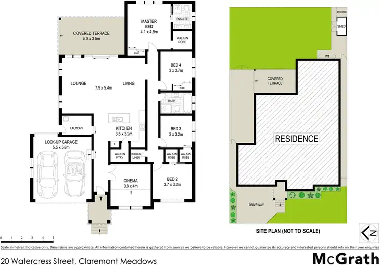 Floorplan of Homely house listing, 20 Watercress Street, Claremont Meadows NSW 2747