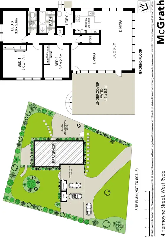 Floorplan of Homely house listing, 4 Hermoyne Street, West Ryde NSW 2114