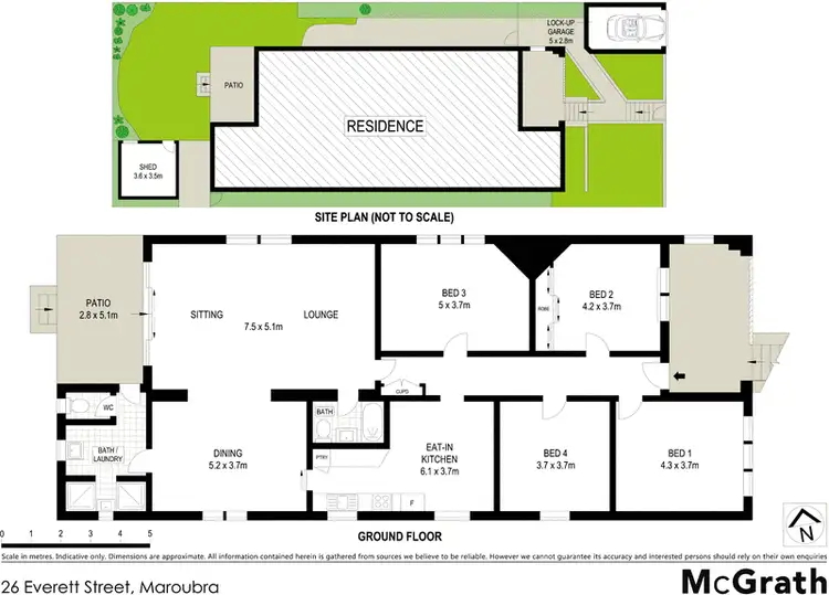 Floorplan of Homely house listing, 26 Everett Street, Maroubra NSW 2035
