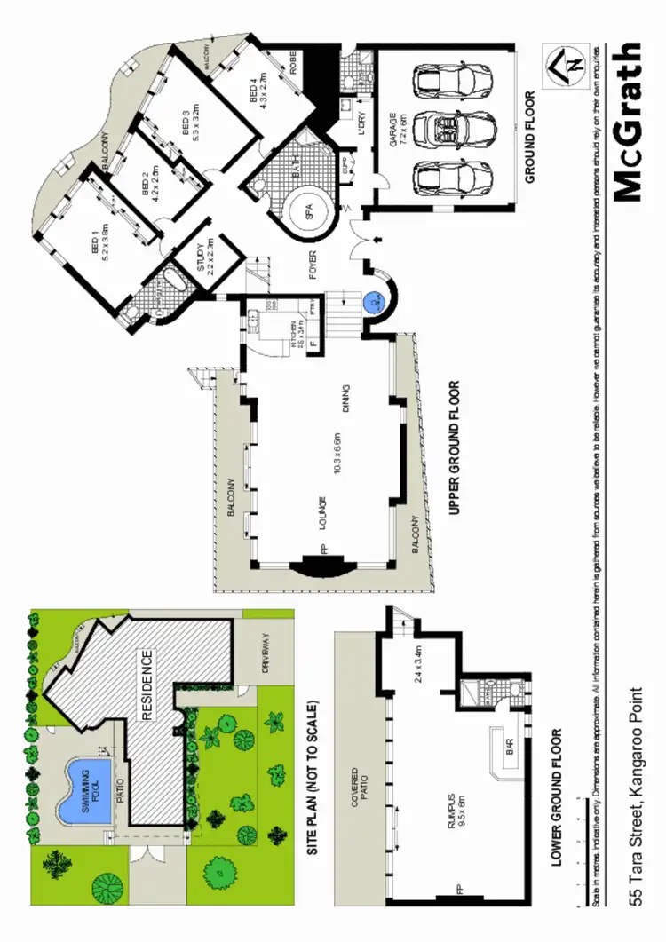 Floorplan of Homely house listing, 55 Tara Street, Kangaroo Point NSW 2224
