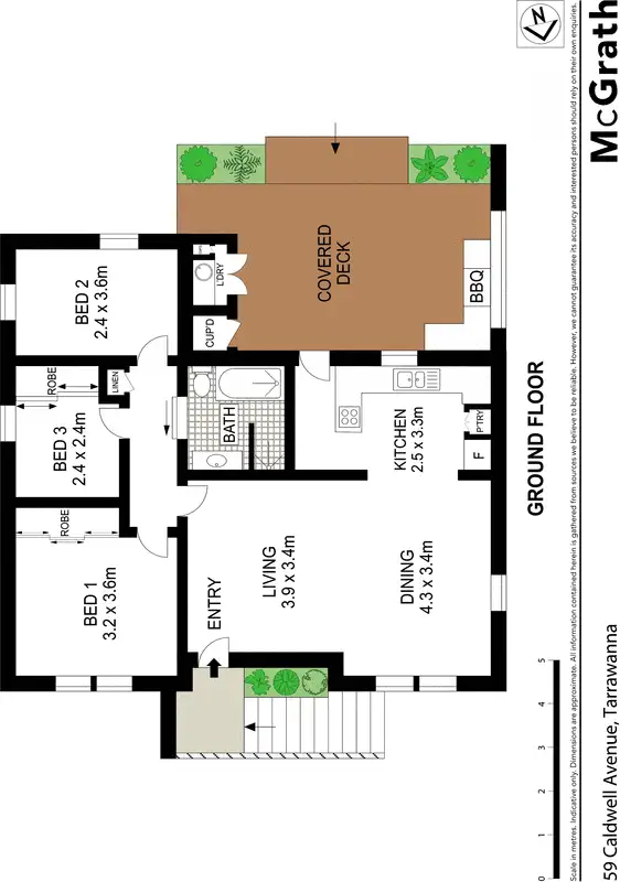 Floorplan of Homely house listing, 59 Caldwell Avenue, Tarrawanna NSW 2518