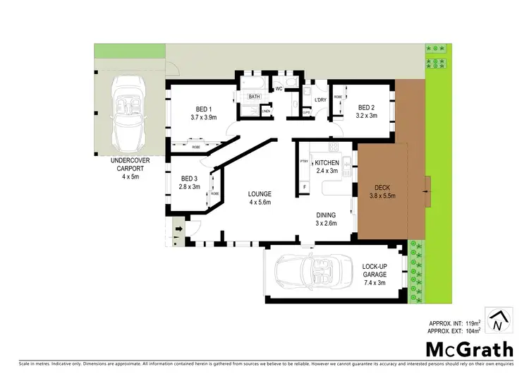 Floorplan of Homely apartment listing, 3/45 Arthur Street, Coffs Harbour NSW 2450