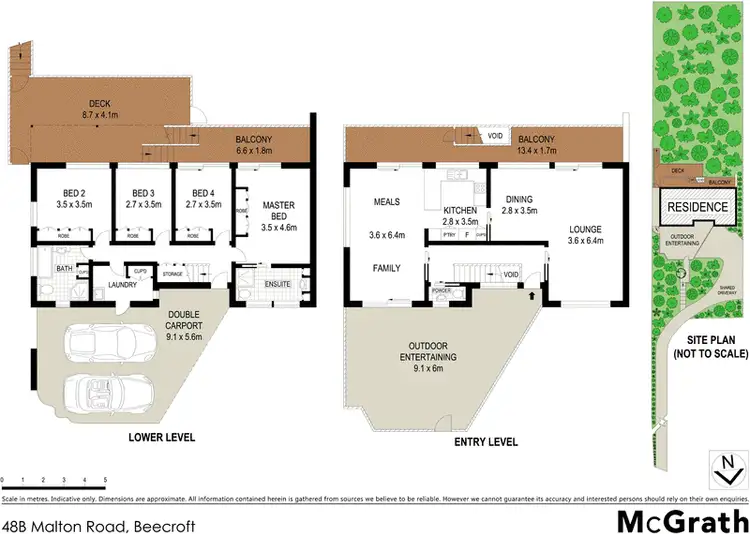 Floorplan of Homely house listing, 48B Malton Road, Beecroft NSW 2119