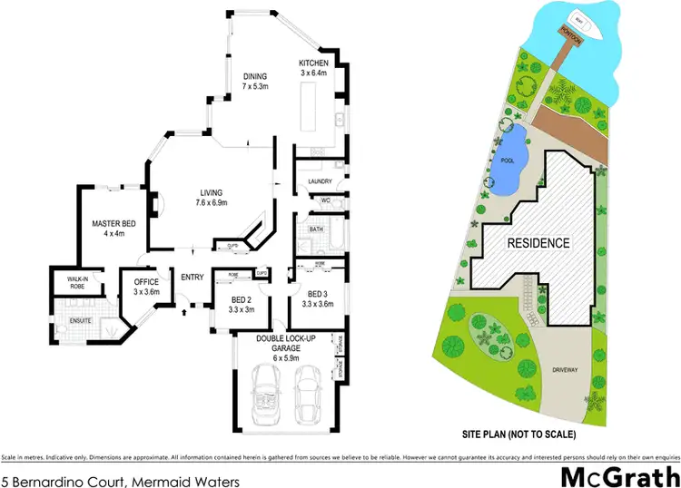 Floorplan of Homely house listing, 5 Bernardino Court, Mermaid Waters QLD 4218