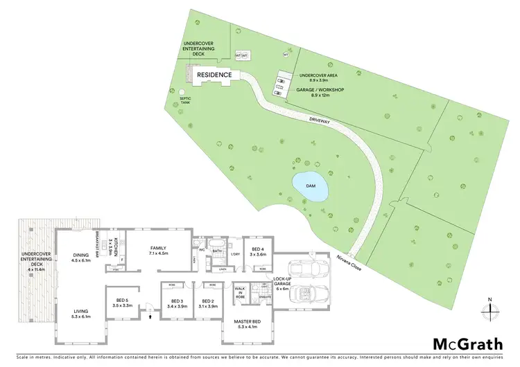 Floorplan of Homely house listing, 18 Nirvana Close, Vacy NSW 2421