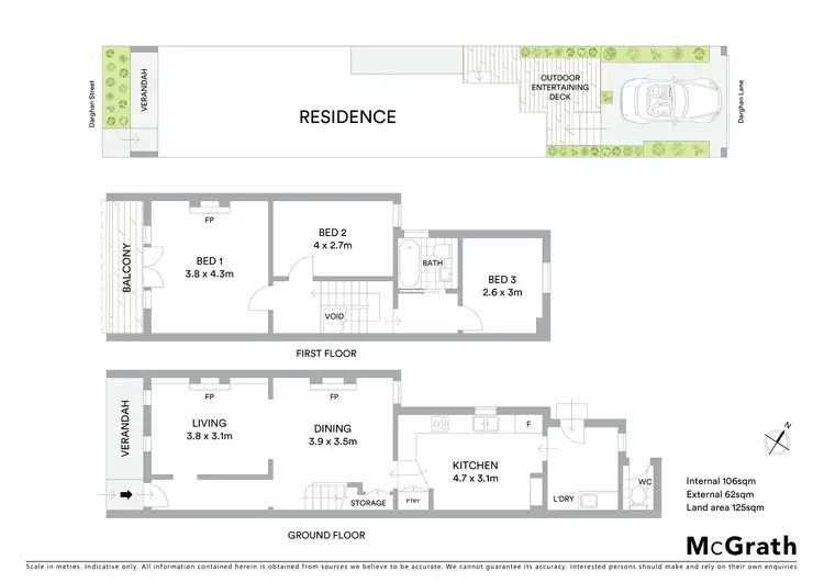 Floorplan of Homely house listing, 47 Darghan Street, Glebe NSW 2037