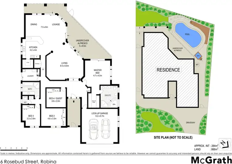 Floorplan of Homely house listing, 6 Rosebud Street, Robina QLD 4226