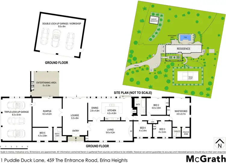 Floorplan of Homely rural property listing, 1 Puddle Duck Lane, 459 The Entrance Road, Erina Heights NSW 2260