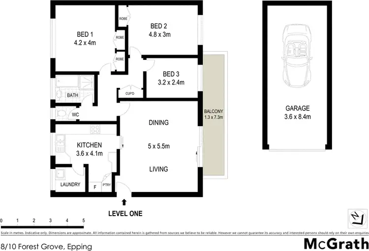 Floorplan of Homely apartment listing, 8/10 Forest Grove, Epping NSW 2121