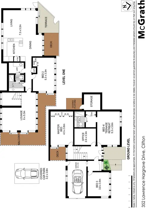 Floorplan of Homely house listing, 352 Lawrence Hargrave Drive, Clifton NSW 2515