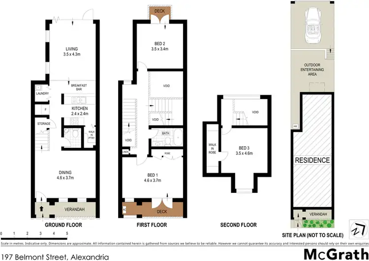 Floorplan of Homely house listing, 197 Belmont Street, Alexandria NSW 2015