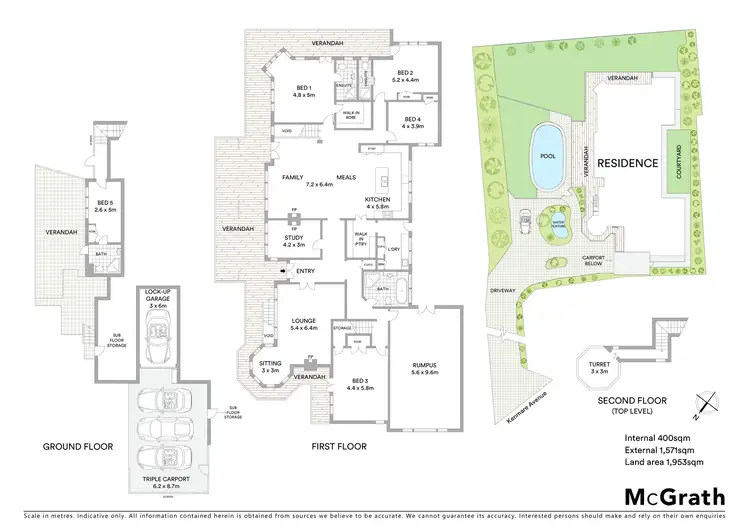 Floorplan of Homely house listing, 5 Kenmare Avenue, Croydon VIC 3136