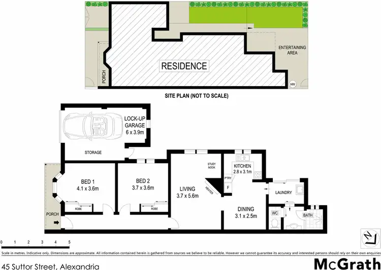 Floorplan of Homely house listing, 45 Suttor Street, Alexandria NSW 2015