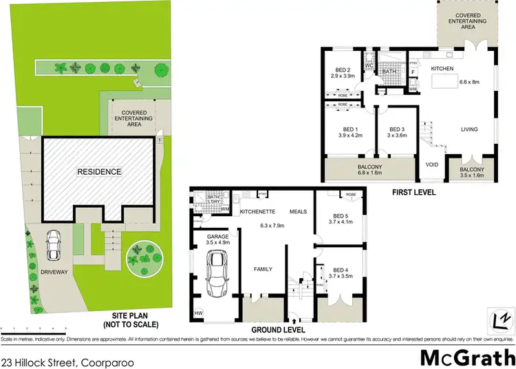 Floorplan of Homely house listing, 23 Hillock Street, Coorparoo QLD 4151