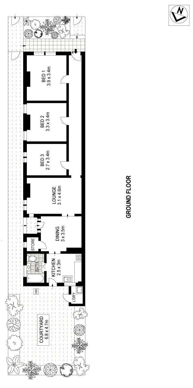 Floorplan of Homely house listing, 106 Westbourne Street, Petersham NSW 2049