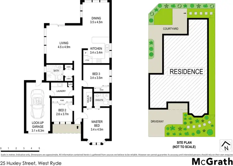 Floorplan of Homely house listing, 25 Huxley Street, West Ryde NSW 2114