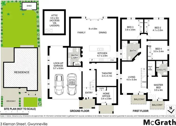 Floorplan of Homely house listing, 3 Kiernan Street, Gwynneville NSW 2500