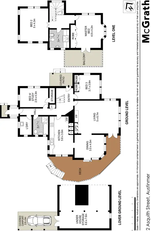 Floorplan of Homely house listing, 2 Asquith Street, Austinmer NSW 2515