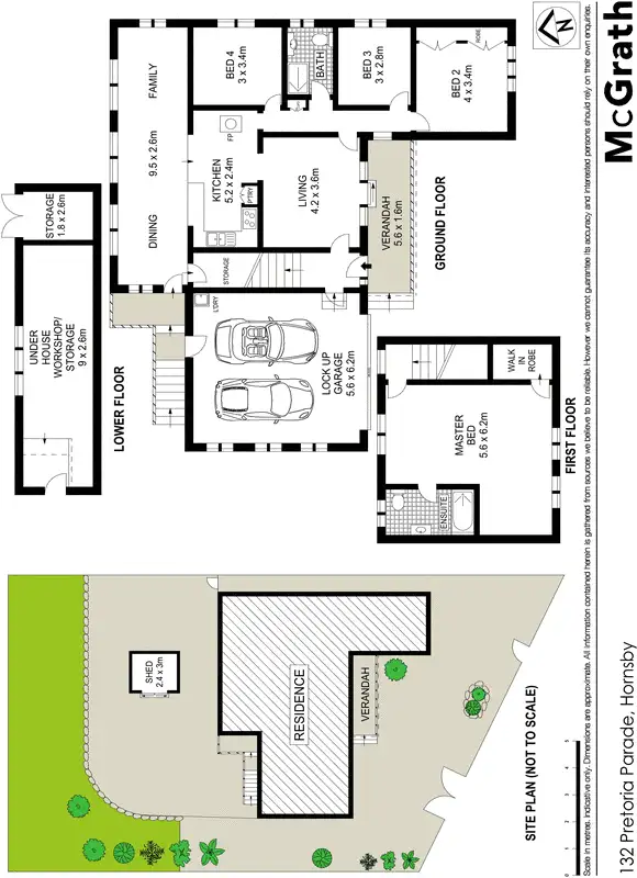 Floorplan of Homely house listing, 132 Pretoria Parade, Hornsby NSW 2077