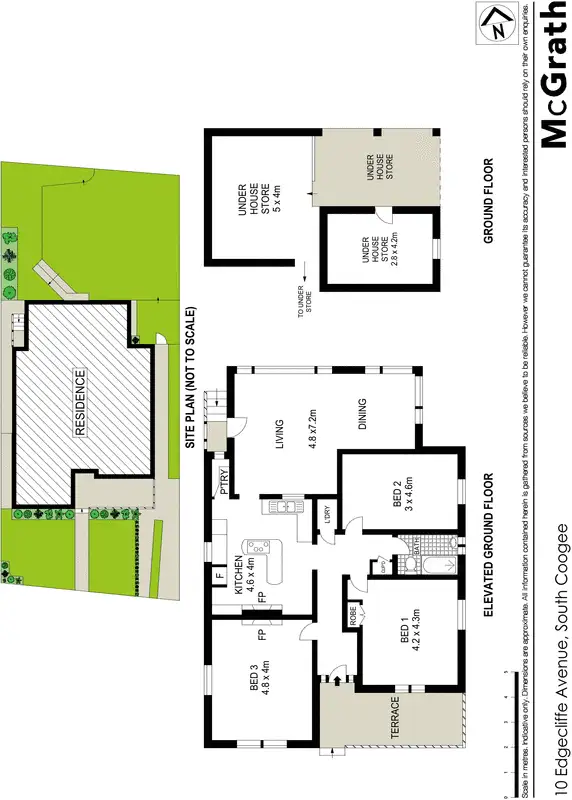 Floorplan of Homely house listing, 10 Edgecliffe Avenue, South Coogee NSW 2034