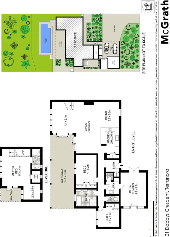 Floorplan of Homely house listing, 21 Dobbys Crescent, Terranora NSW 2486