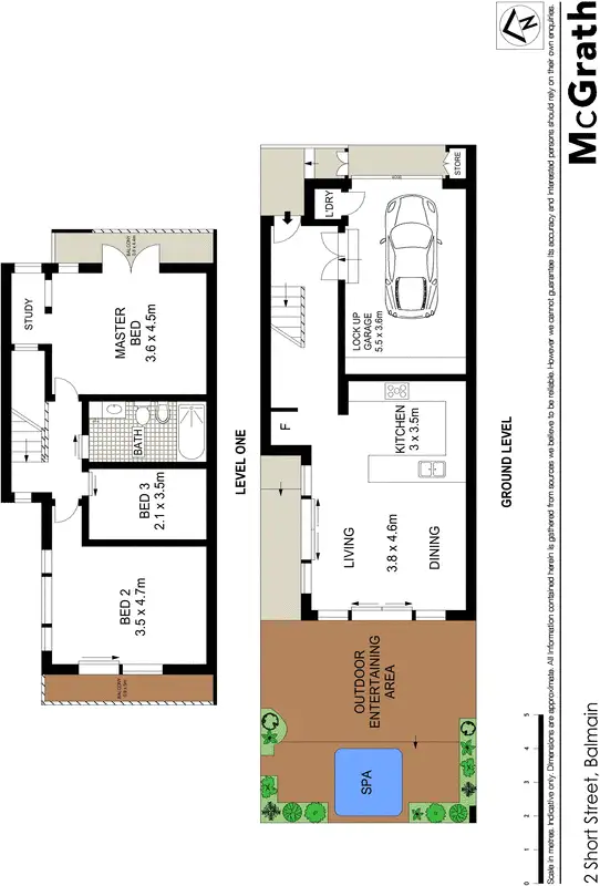 Floorplan of Homely house listing, 2 Short Street, Balmain NSW 2041