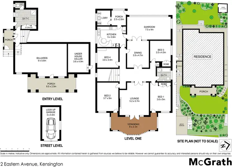 Floorplan of Homely house listing, 2 Eastern Avenue, Kensington NSW 2033