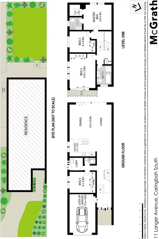 Floorplan of Homely townhouse listing, 11 Langer Avenue, Caringbah South NSW 2229