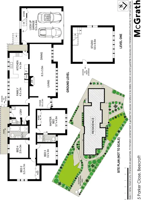 Floorplan of Homely house listing, 5 Parker Close, Beecroft NSW 2119