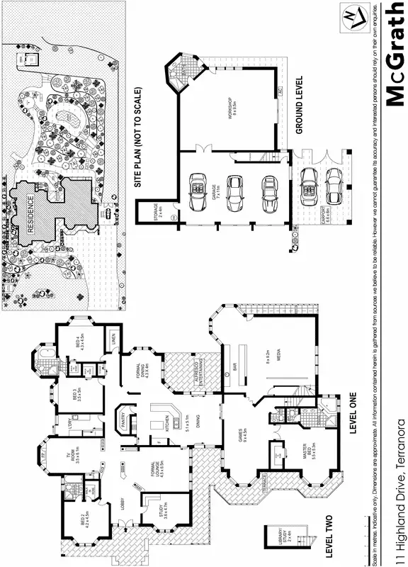 Floorplan of Homely house listing, 11 Highland Drive, Terranora NSW 2486