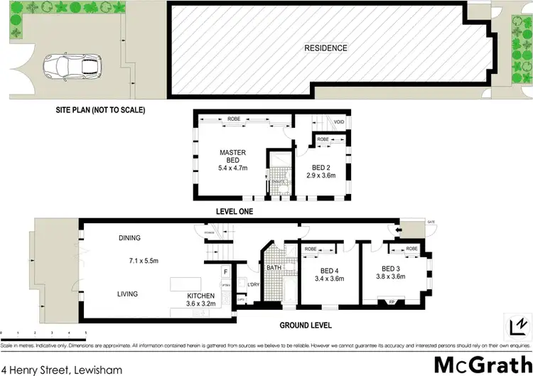 Floorplan of Homely house listing, 4 Henry Street, Lewisham NSW 2049