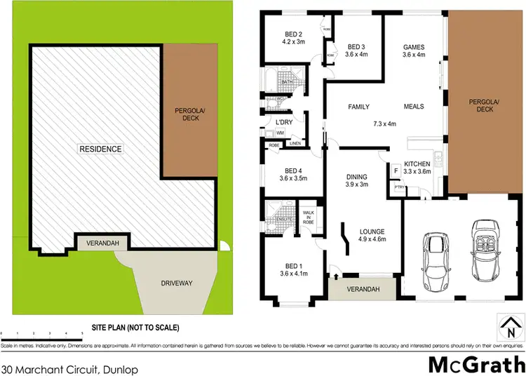Floorplan of Homely house listing, 30 Marchant Circuit, Dunlop ACT 2615