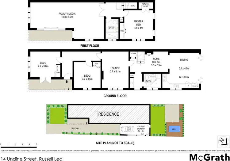 Floorplan of Homely house listing, 14 Undine Street, Russell Lea NSW 2046