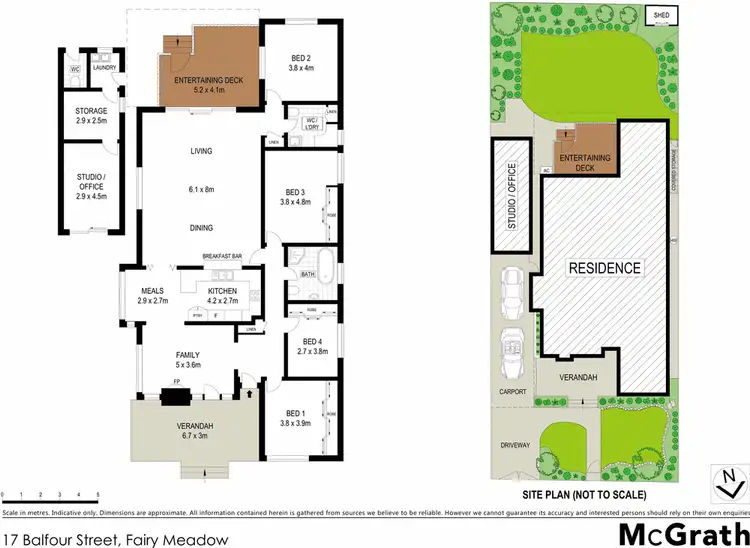 Floorplan of Homely house listing, 17 Balfour Street, Fairy Meadow NSW 2519