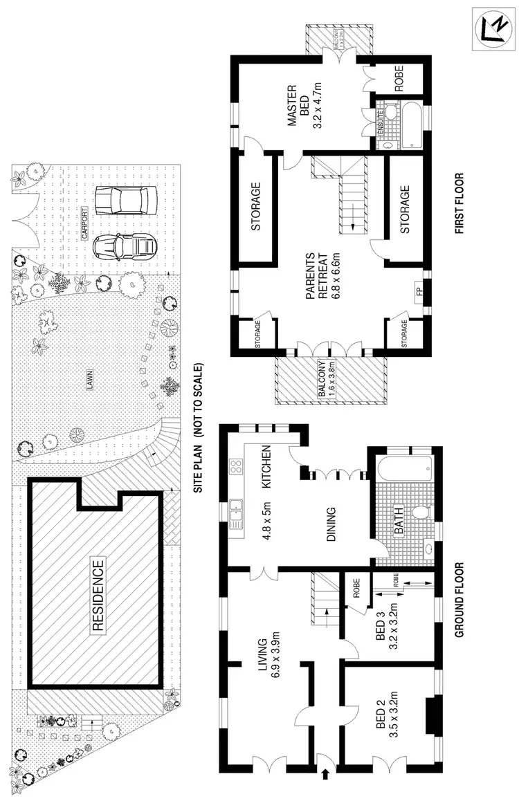 Floorplan of Homely house listing, 1 River Street, Birchgrove NSW 2041