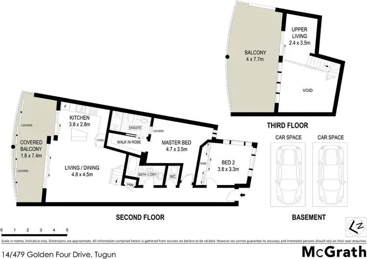 Floorplan of Homely apartment listing, 14/479 Golden Four Drive, Tugun QLD 4224