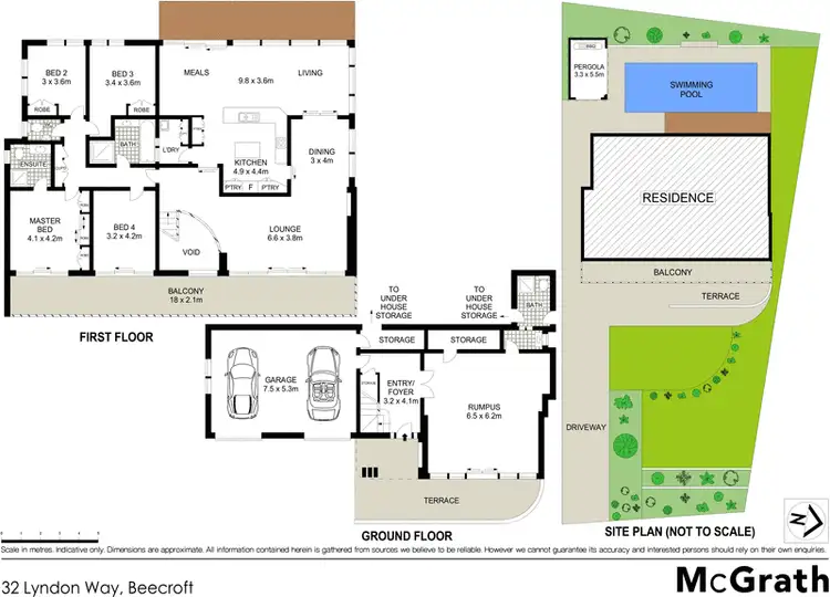 Floorplan of Homely house listing, 32 Lyndon Way, Beecroft NSW 2119