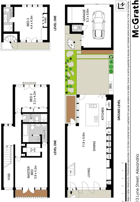 Floorplan of Homely house listing, 13 Lyne Street, Alexandria NSW 2015