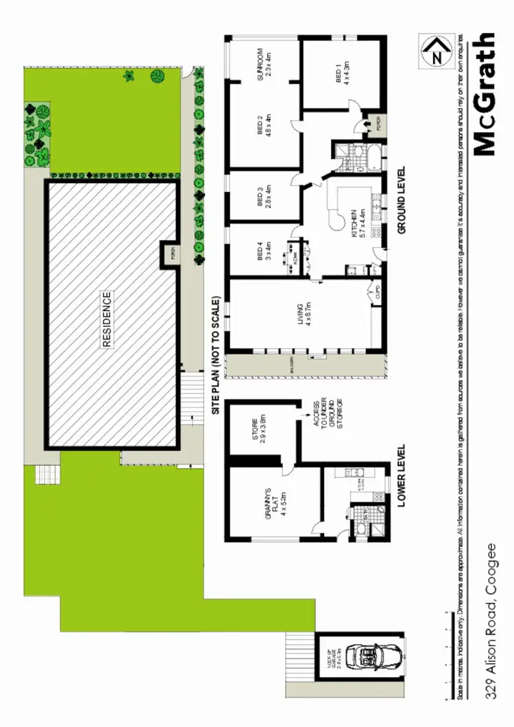 Floorplan of Homely house listing, 329 Alison Road, Coogee NSW 2034