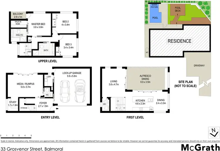 Floorplan of Homely villa listing, 33 Grosvenor Street, Balmoral QLD 4171