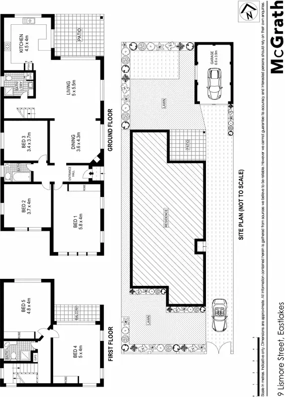 Floorplan of Homely house listing, 9 Lismore Street, Eastlakes NSW 2018