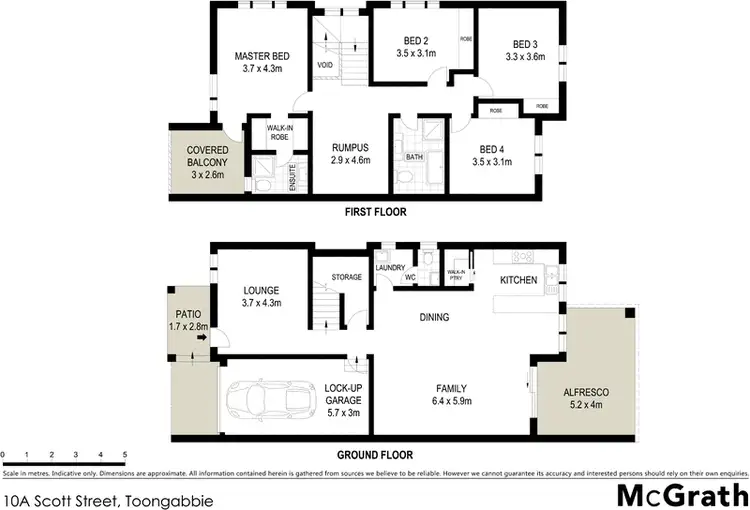 Floorplan of Homely house listing, 10A Scott Street, Toongabbie NSW 2146