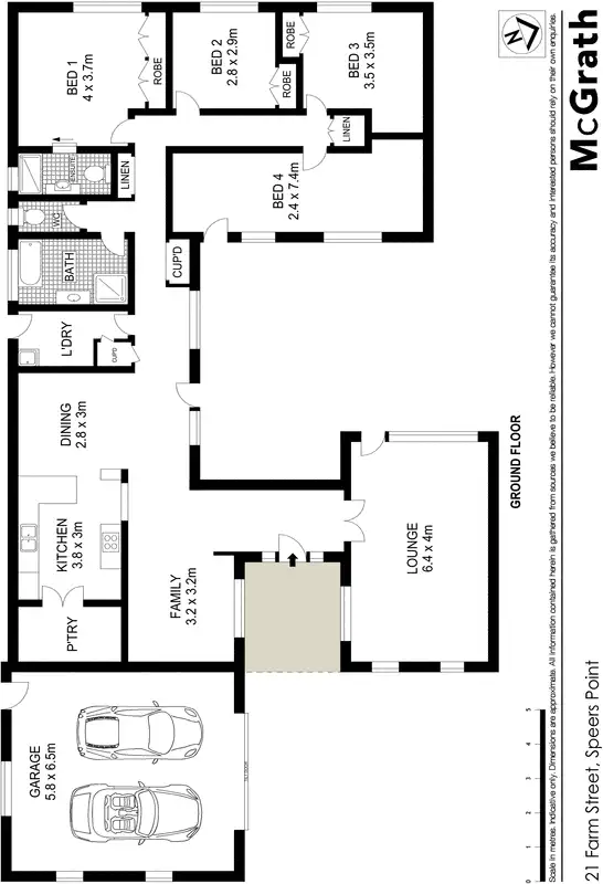 Floorplan of Homely house listing, 21 Farm Street, Speers Point NSW 2284