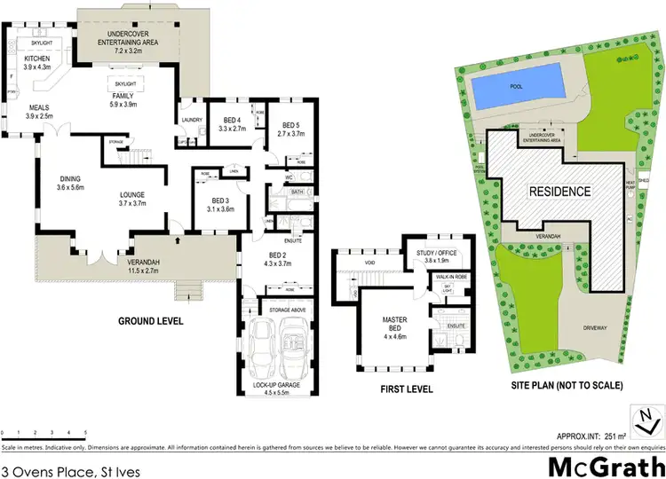 Floorplan of Homely house listing, 3 Ovens Place, St Ives NSW 2075