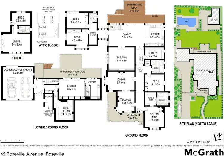 Floorplan of Homely house listing, 45 Roseville Avenue, Roseville NSW 2069