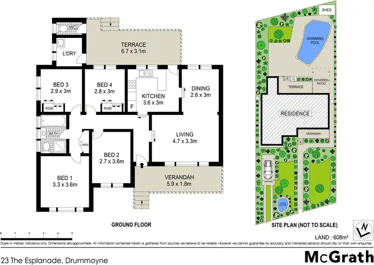 Floorplan of Homely house listing, 23 The Esplanade, Drummoyne NSW 2047
