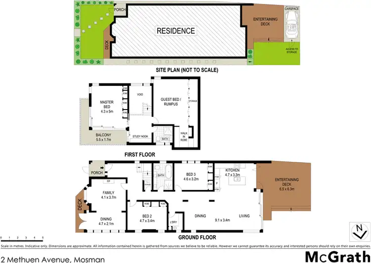 Floorplan of Homely house listing, 2 Methuen Avenue, Mosman NSW 2088