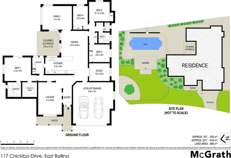 Floorplan of Homely house listing, 117 Chickiba Drive, East Ballina NSW 2478